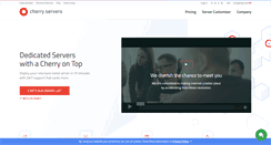 Desktop Screenshot of cherryservers.com